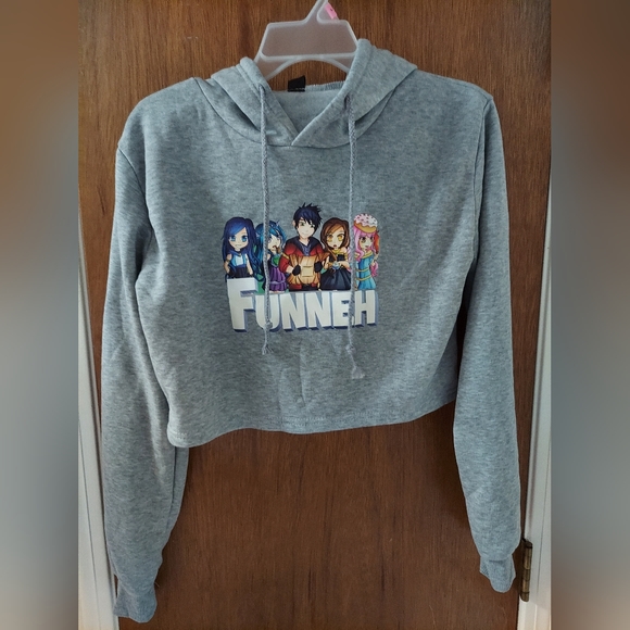 Itsfunneh youtuber crop top hoodie - Picture 1 of 3